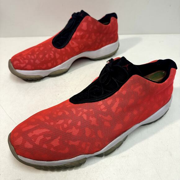 VGUC Air Jordan Future Low 'Pink Camo' Basketball Infrared 23/White/Black 15 - Picture 5 of 9
